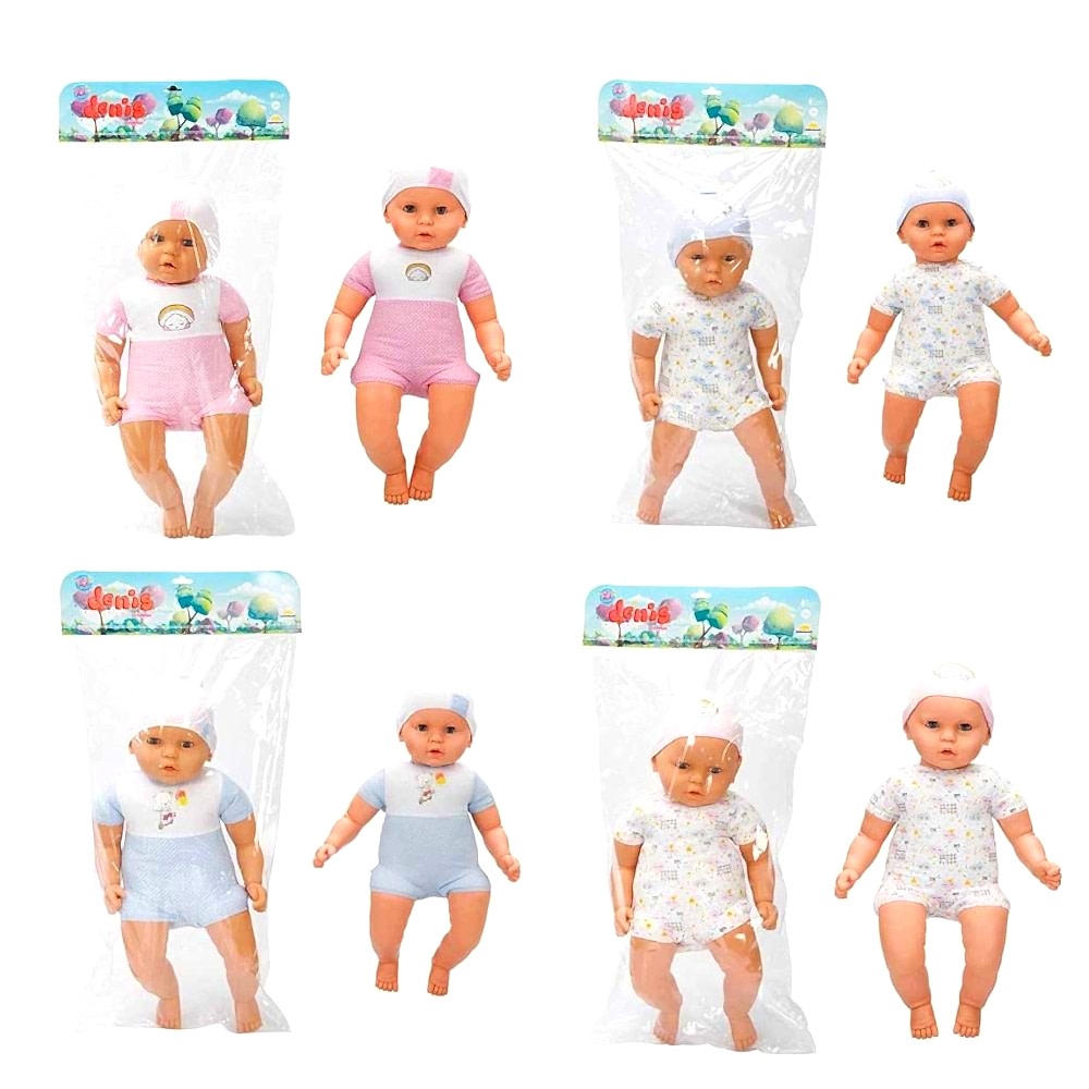 SUN DZM BEBEK DENİS DOLGU SAÇSIZ 60 CM 60012 *8