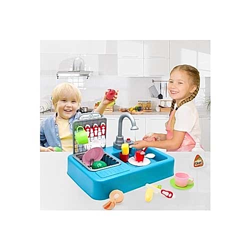 MODERN PİLLİ LAVABO MAVİ 7021M (8)
