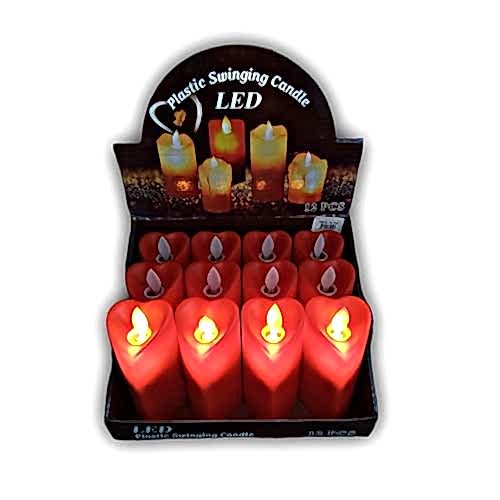 7 CM KALP TEA LİGHT HAREKETLİ MUM OTTO-79 (480)