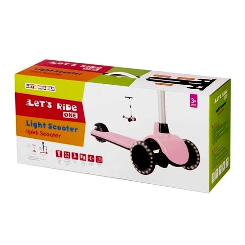 LET'S RİDE SCOOTER PEMBE LC-30908 (6)