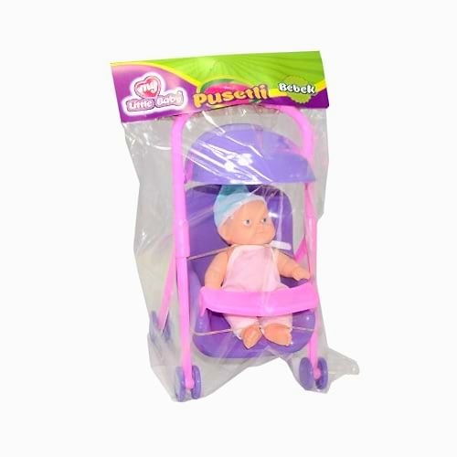 PVC POŞETLİ PUSETLİ BEBEK LMN038 *24