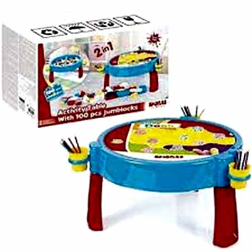 DOLU 100PCS MEGA BLOKLU AKTİVİTE MASASI 3072*1