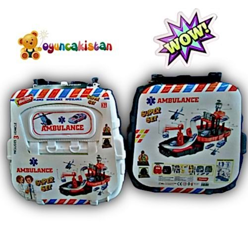 ÇANTALI AMBULANS SETİ ARABALI ERN-2016 *12