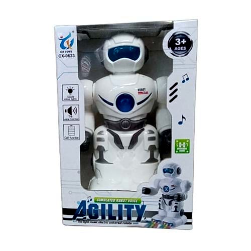 OYN. PİLLİ IŞIKLI SESLİ SMART ROBOT CX-0633*96