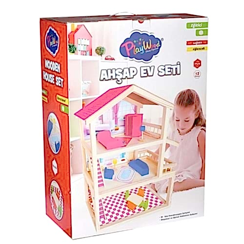 KUTUDA AHŞAP EV SETİ ONY-398 *3