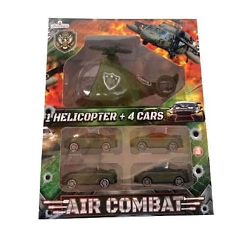 AİR COMBAT 4 ARABA 1 HELİKOPTER SET LAL 1148 *30