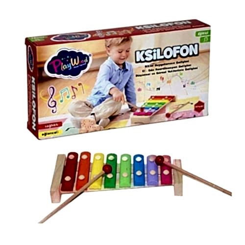 KUTUDA AHŞAP 8 FARKLI NOTALI KSİLOFON ONY-405 *36