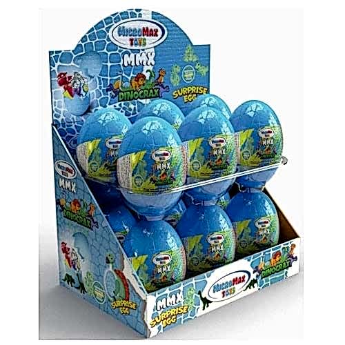 MMX DİNOCRAX ÇATLAK YUMURTA MAVİ *72