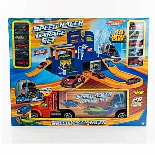 TOYSAN SPEED RACER GARAJE TIRLI DEV BOY 10 METAL ARAÇLI TOY-88 *6