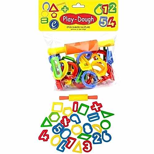 POŞETLİ OYUN HAMURU RAKAM KALIPLARI ERN-013 *36