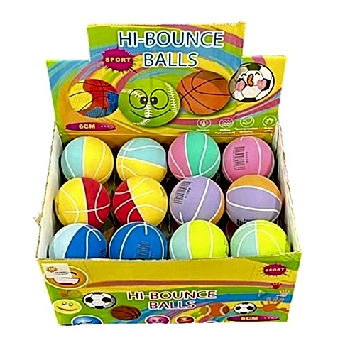KUTUDA 6 CM BASKETBOL TOPU 24LÜ BA016 *384