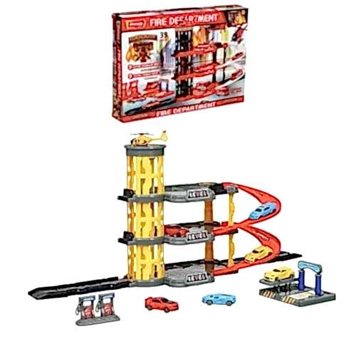 HEROES TOYS ASANSÖRLÜ ÜÇ KATLI İTFAİYE GARAJ ERN-2033 *12