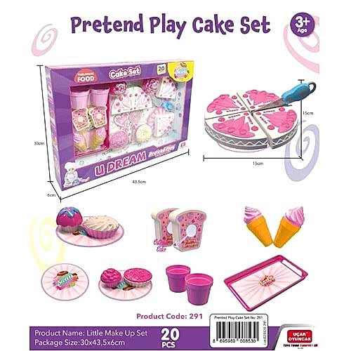 DREAM PRETEND PLAY CAKE SET 291-U *16