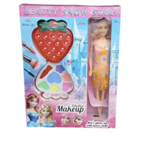 KUTULU ÇİLEKLİ TEKLİ BEBEKLİ MAKYAJ STİ ÇLK-424 *