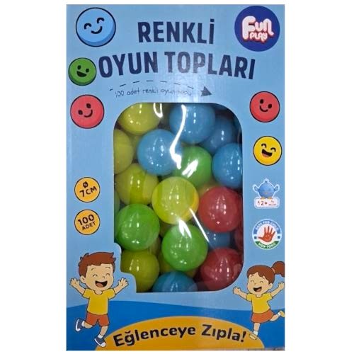 KUTULU 100 LÜ HAVUZ TOPU ER-7100BOX *8
