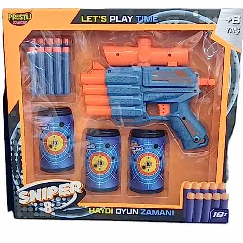 KUTLU 3-LÜ HEDEFLİ SNIPER-8 DART ATICI FAB.5707 *36