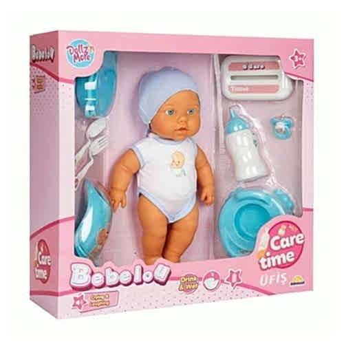 SUN-ABC BEBELOU CARE TIME SESLİ GÜLEN AĞLAYAN 32 CM 3823 *12