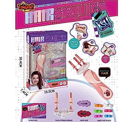 TOYCRAFT DIY PİLLİ SAÇ ÖRME VE SÜSLEME SETİ *24 KSY934