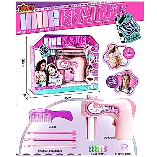 TOYCRAFT DIY SAÇ ÖRME MAKİNASI FULL SET*24 KSY892