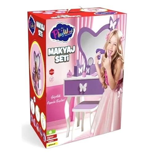 KUTUDA AHŞAP MAKYAJ SETİ ONY-413 *